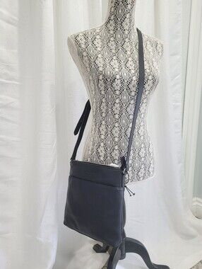 BUGATTI NEW Leather Crossbody Black Handbag.